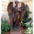 high quality bronze winged angel statue